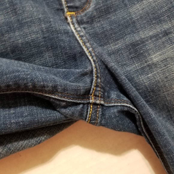 Lucky Brand jeans 8/29 Lolita Capri denim whiskered cropped stretch - Picture 8 of 15